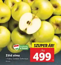Lidl Zöld alma ajánlat
