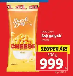 Lidl Snack Day Sajtgolyók ajánlat