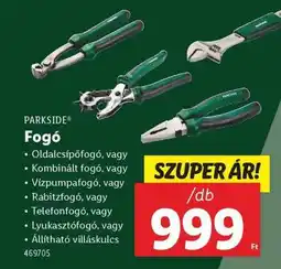 Lidl PARKSIDE Fogó ajánlat