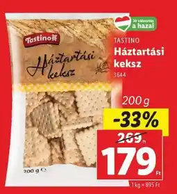 Lidl TASTINO Háztartási keksz ajánlat