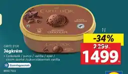 Lidl CARTE D'OR Jégkrém ajánlat