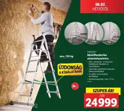 Lidl PARKSIDE Multifunkciós alumíniumlétra ajánlat