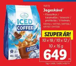 Lidl TUTTI Jegeskávé ajánlat