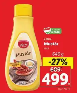 Lidl KANIA Mustár ajánlat