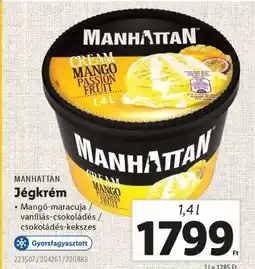 Lidl MANHATTAN Jégkrém ajánlat