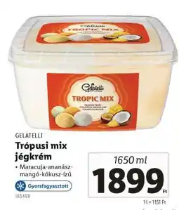Lidl GELATELLI Trópusi mix jégkrém ajánlat