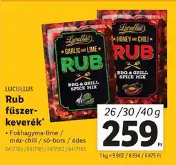 Lucullus Rub fűszerkeverék