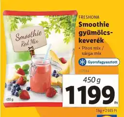 Lidl FRESHONA Smoothie gyümölcs-keverék ajánlat