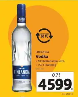 Lidl FINLANDIA Vodka ajánlat
