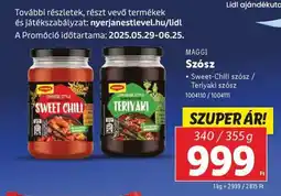 Lidl MAGGI SZÓSZ ajánlat