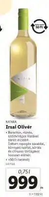 Lidl NATARA Irsai Olivér ajánlat
