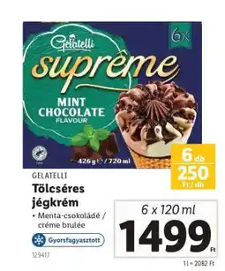 Lidl GELATELLI Tölcséres jégkrém ajánlat