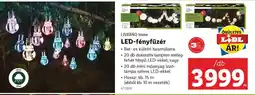 Lidl LIVARNO HOME LED-fényfüzér ajánlat
