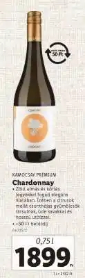 Lidl KAMOCSAY PRÉMIUM CHARDONNAY ajánlat