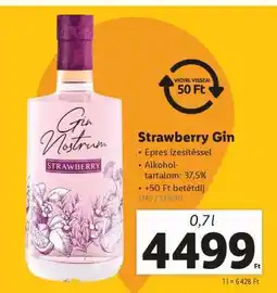 Lidl Strawberry Gin ajánlat