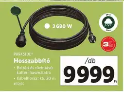 Lidl PARKSIDE Hosszabbító ajánlat