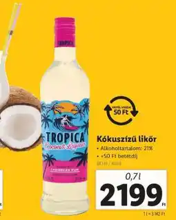 Lidl Tropica Coconut Liqueur ajánlat