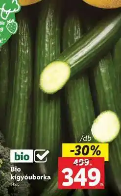 Lidl Bio kígyóuborka ajánlat