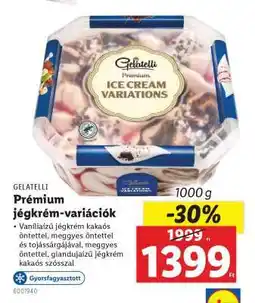 Lidl GELATELLI Prémium jégkrém-variációk ajánlat