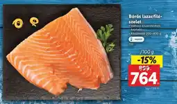 Lidl Bőrös lazacfilé szelet ajánlat