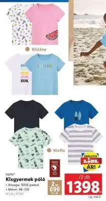 Lidl Kisgyermek póló ajánlat