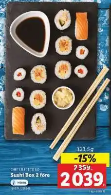 Lidl Sushi box 2 főre ajánlat