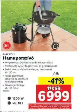 Lidl PARKSIDE Hamuporszívó ajánlat
