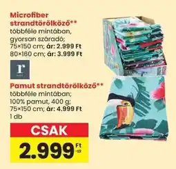 Spar Microfiber strandtörölköző ajánlat