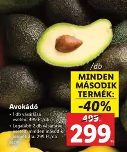 Lidl Avokádó ajánlat