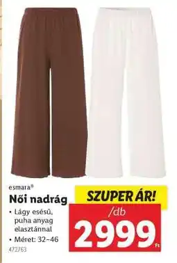 Lidl esmara Női nadrág ajánlat