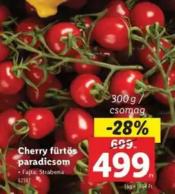 Lidl Cherry fürtös paradicsom ajánlat