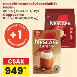 Spar Nescafé instant kávéspecialitás ajánlat