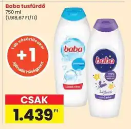 Spar BABA Tusfürdő ajánlat