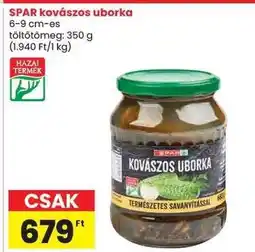 Spar SPAR kovászos uborka ajánlat