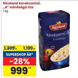 Spar Riceland kerekszemű, „A” minőségű rizs ajánlat