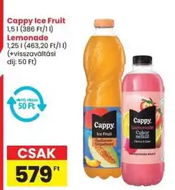 Spar Cappy Ice Fruit & Lemonade ajánlat
