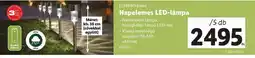 Lidl LIVARNO HOME Napelemes LED-lámpa ajánlat