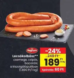 Spar Lecsókolbász ajánlat