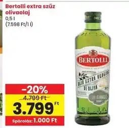 Spar BERTOLLI Extra szűz olívaolaj ajánlat