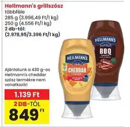 Spar Hellmann's Grillszósz ajánlat