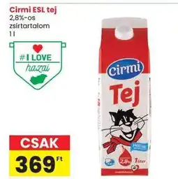 Spar Cirmi ESL tej ajánlat
