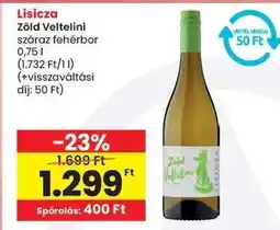 Spar LISICZA Zöld Veltelini ajánlat