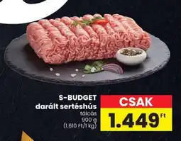 Spar S-BUDGET darált sertéshús ajánlat
