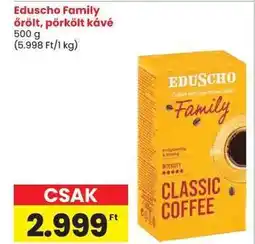 Spar EduScho Family őrölt, pörkölt kávé ajánlat