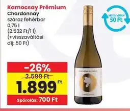 Spar KAMOCSAY PRÉMIUM CHARDONNAY ajánlat