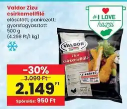 Spar VALDOR Zizu csirkemellfilé ajánlat
