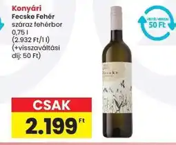 Spar Konyári Fecske Fehér ajánlat