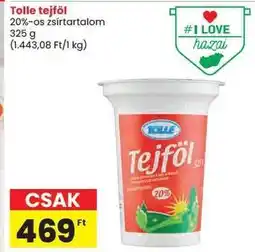 Spar Tolle tejföl ajánlat