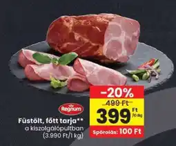 Spar Füstölt, főtt tarja ajánlat