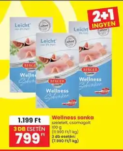 Spar Wellness sonka ajánlat